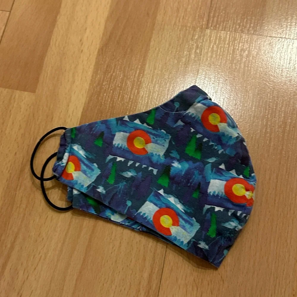 Colorado themed mens face mask